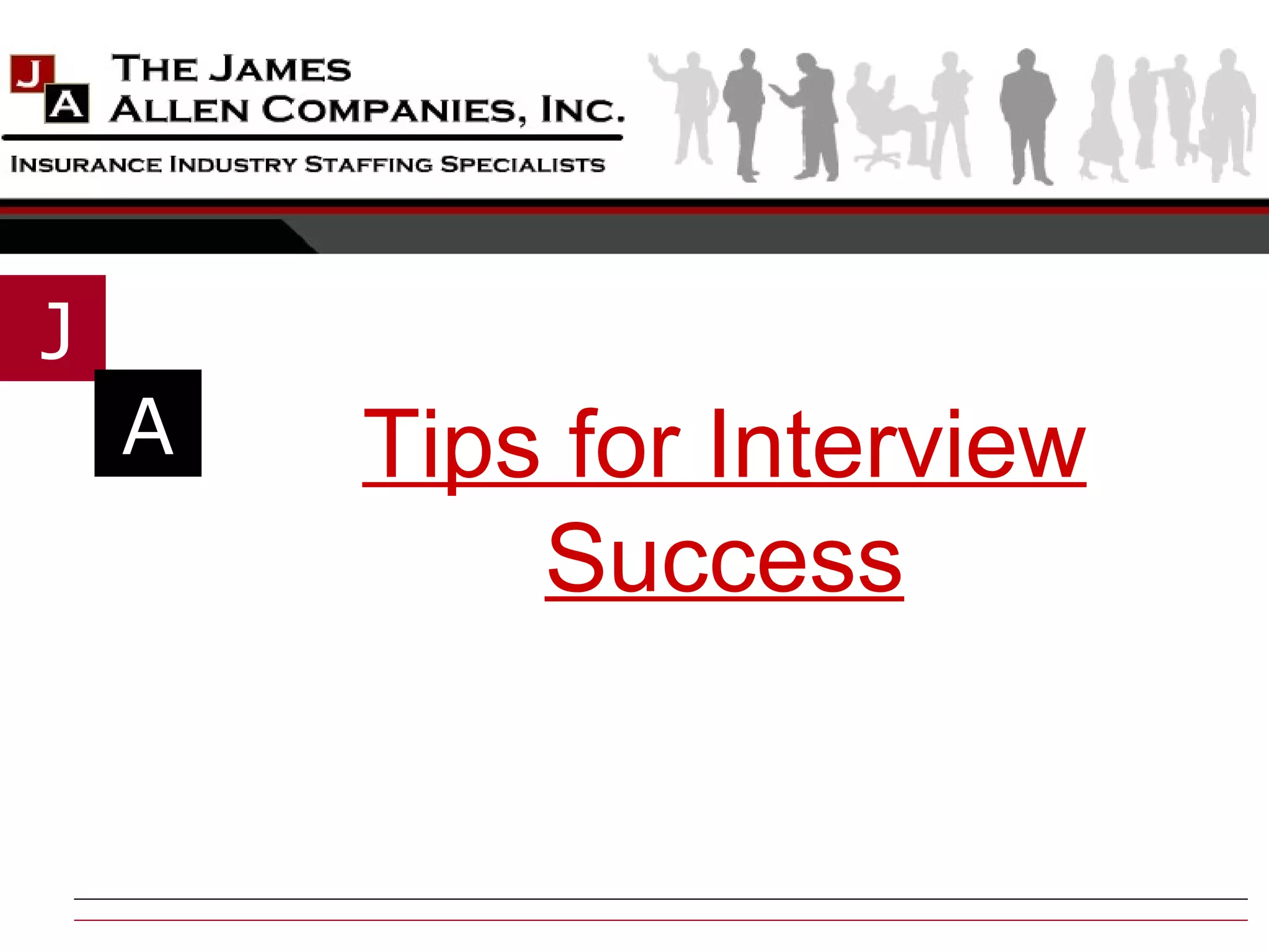 Tips for Interview Success 