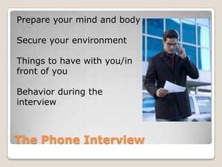 Interview Success Choices