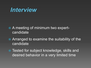 Interview techniques ppt | PPTX