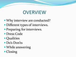 Interview techniques | PPTX