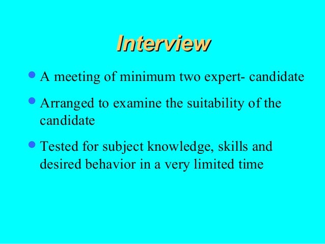 interviewtechniques ppt cv skills summary