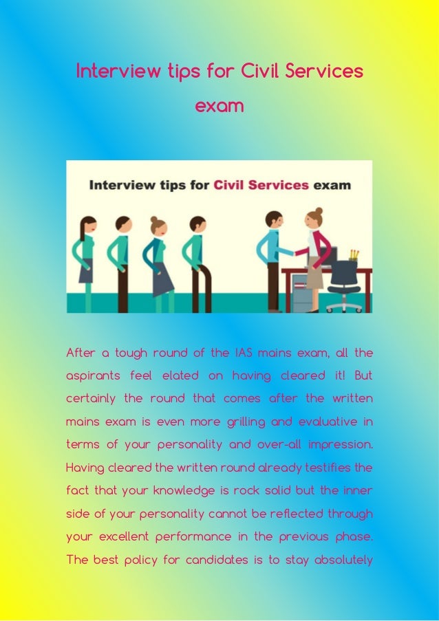 interview tips for civil services exam after a tough round of the ias mains exam