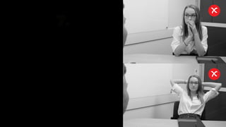 From head to toe,
effective body language can help you
send the right message in an interview.
 