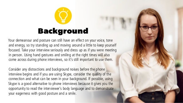 in person interview tips