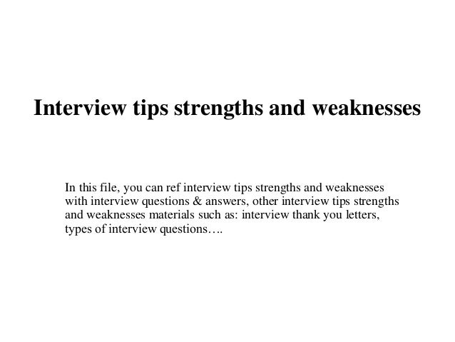 What Is a Good Weakness to Say in an Interview?