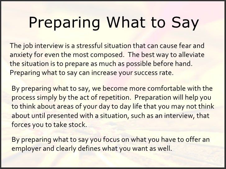 interview toolkit for success what to say in interview
