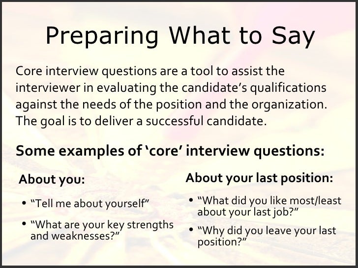 interview toolkit for success what to say in interview