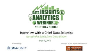 DI&A Slides: The Role of a Data Scientist (Interview with a CDS)