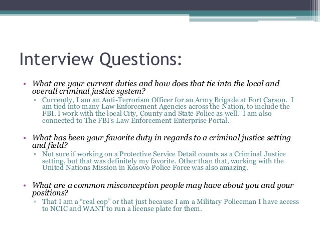 cop interview questions under fontanacountryinn com law enforcement interview questions