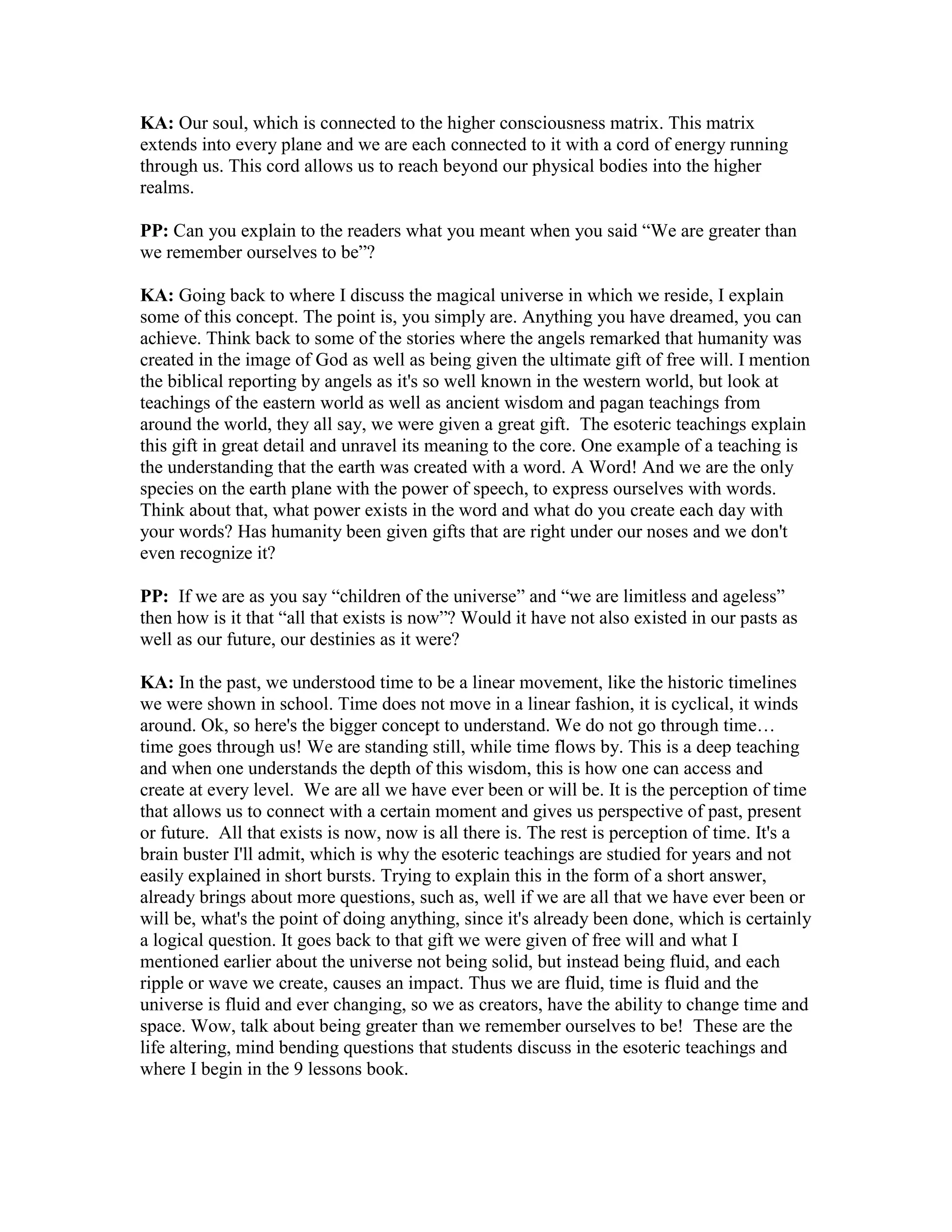 Interview With Kala Ambrose