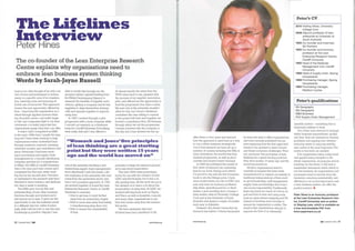 Interview With Professor Peter Hines In Quality World August 2010