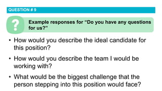 Interview workshop slate (pt3) | PPTX