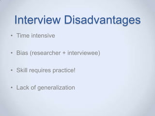 disadvantages