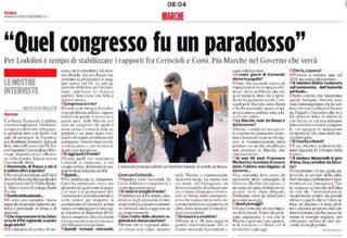 Intervista al Corriere Adriatico