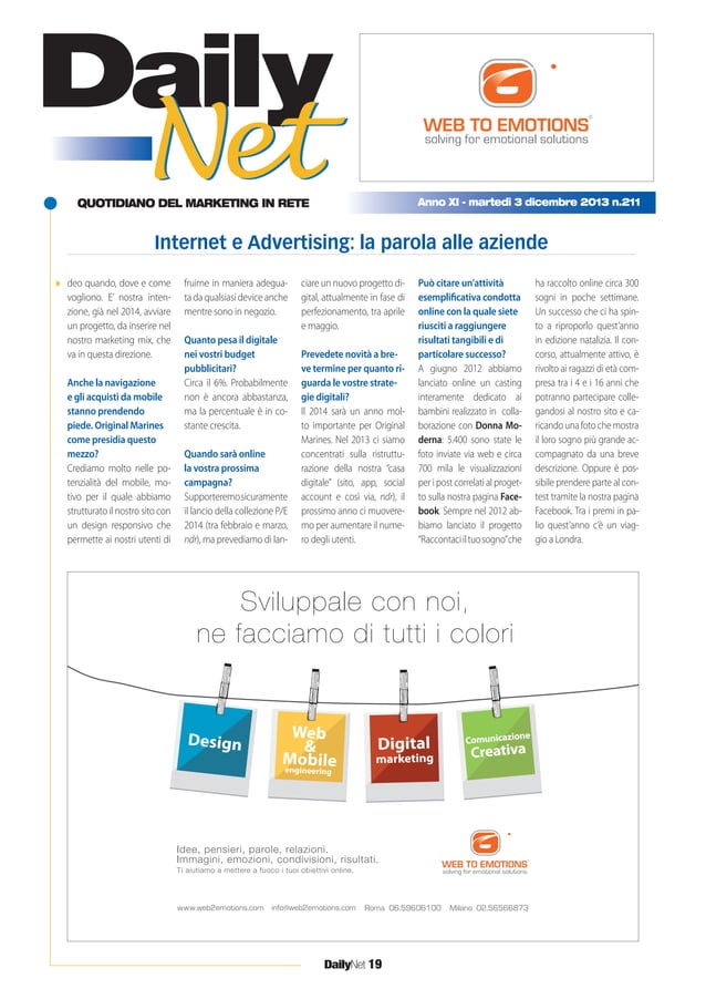 Intervista 3 Dicembre 2013