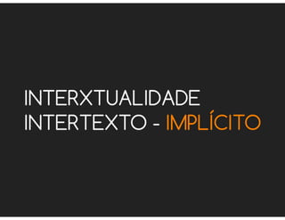 Intertextualidade