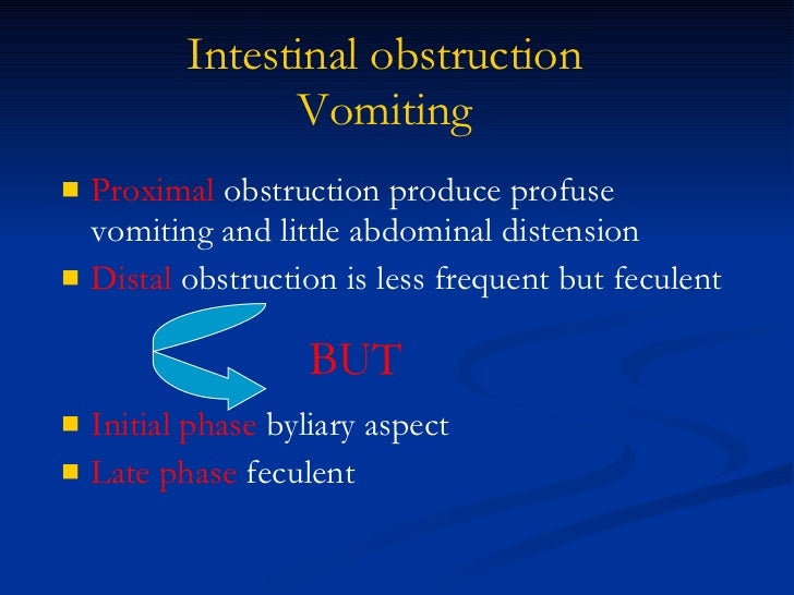 Intestinal Obstruction