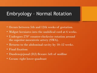 Clockwise Mesenter Rotation Normal Intestinal_Malrotation_Paediatric_Surgery.pptx