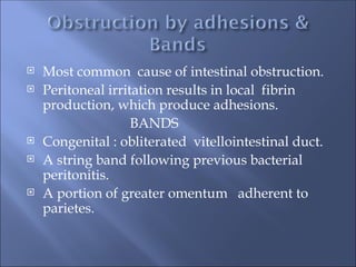 Approach to a patient with intestinal obstruction | PPT