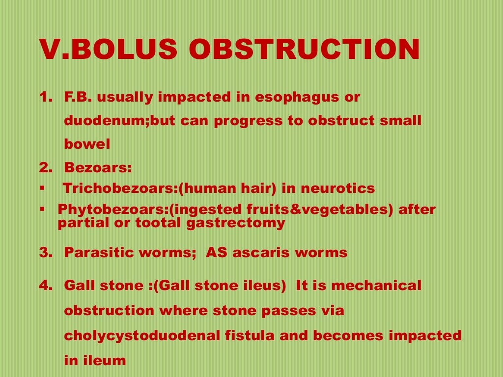 DIAGNOSIS AND MANAGMENT OF INTESTINAL OBSTRUCTION BY DR. MOH.HAZEM EL…
