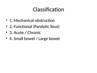 Comprehensive Overview of Intestinal Obstruction: Types, Diagnosis, and ...