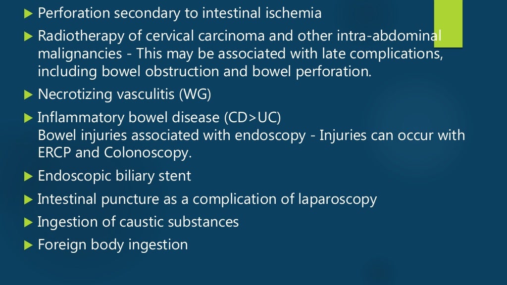 Intestinal Perforation