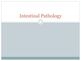 Intestinal Pathology
 