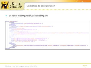 Un Fichier de configurationUn fichier de configuration général : config.xml