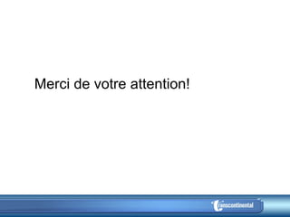 Merci de votre attention! 