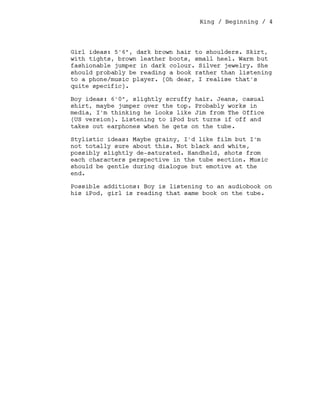 In The Beginning... script