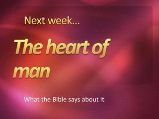 What the Bible says about it
 