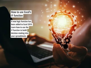 11 tips to boost your excel skills | PDF