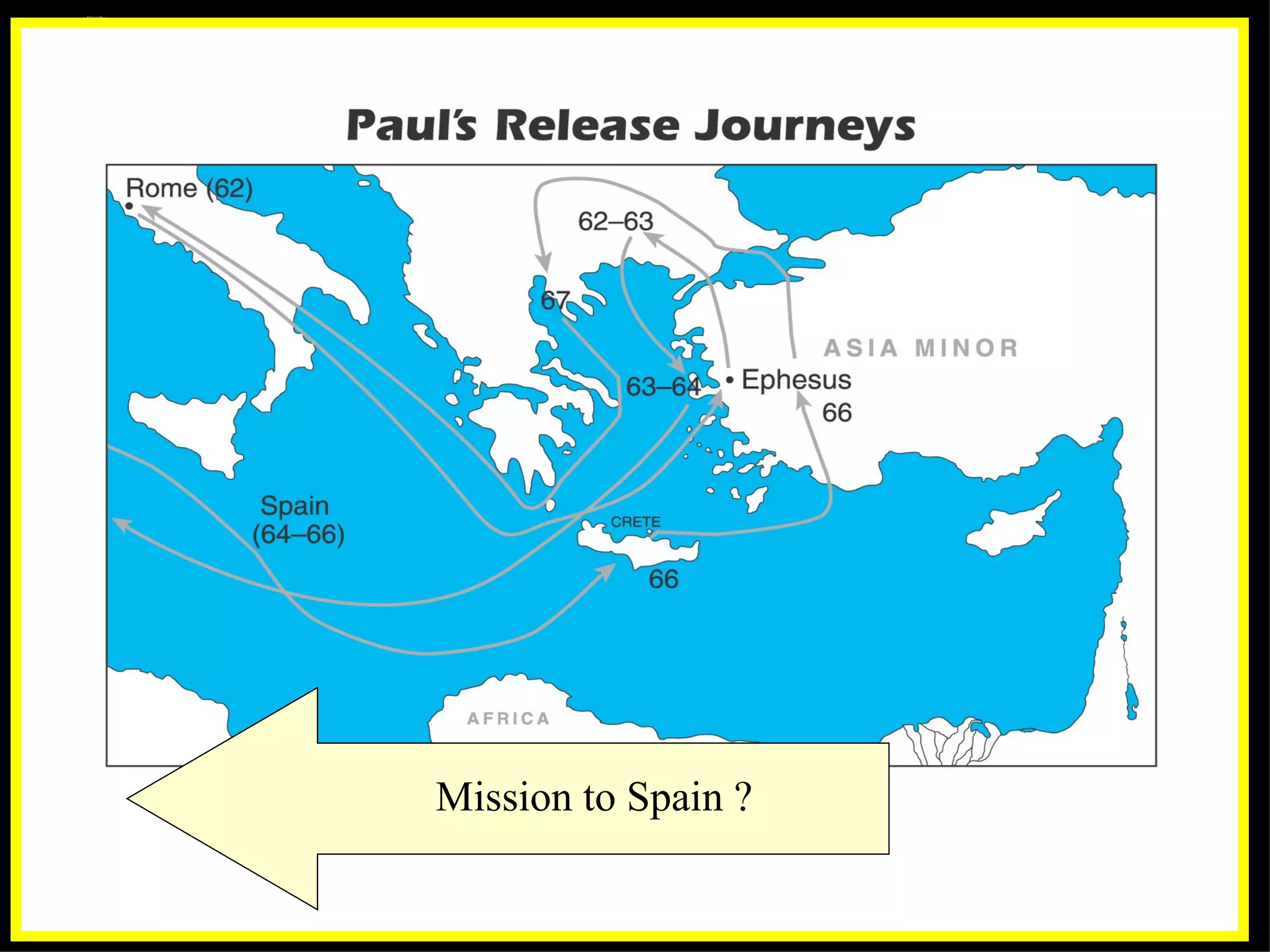 Mission to Spain ? 