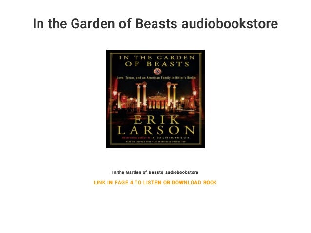 In The Garden Of Beasts Audiobookstore