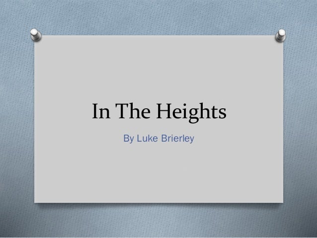 In The Heights