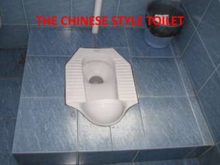 THE CHINESE STYLE TOILET
 