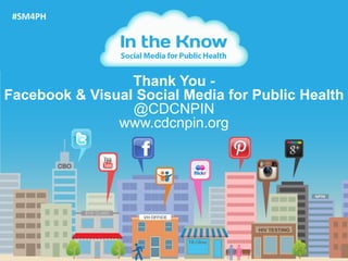40
Thank You -
Facebook & Visual Social Media for Public Health
@CDCNPIN
www.cdcnpin.org
#SM4PH
 