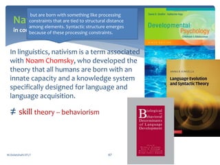 Key Terms in Second Language Acquisition | PPTX