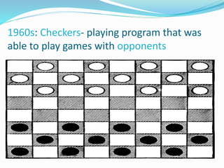 First Ai Program Checkers Expert System in Artificial Intelligence | PPTX