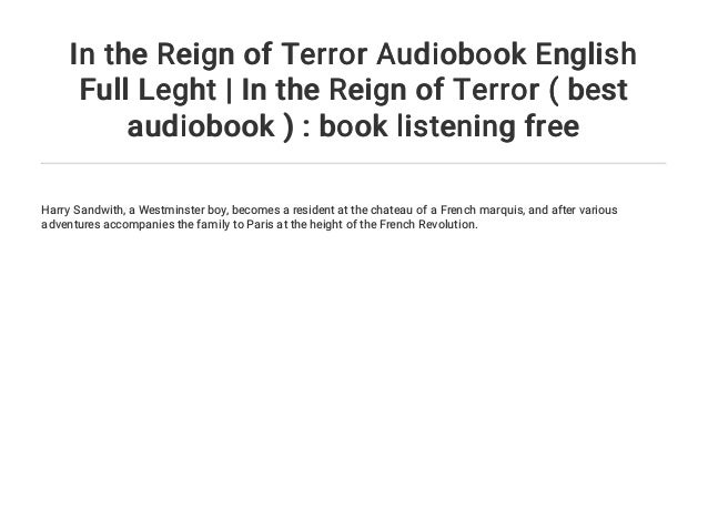 In the Reign of Terror Audiobook English Full Leght | In the Reign of…