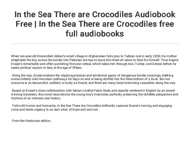 In The Sea There Are Crocodiles Audiobook Free In The Sea There Are