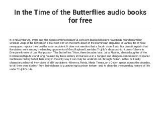 in the time of the butterflies book it in the time of the butterflies book it