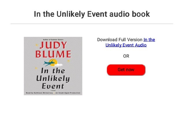 in the unlikely event book in the unlikely event book
