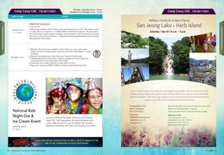 Camp Casey CAC 730-6811/4601 Camp Casey CAC 730-6811/4601
Monday - Saturday, 9 a.m. - 9 p.m.
Sunday  U.S. Holidays, 9 a.m. - 7 p.m.
DATE  TIME EVENT
Sunday, July 12
1 - 5 p.m.
8 Ball Pool Tournament
Entry Fee: $5
Calling all pool sharks in Area I! Think you’ve got the skills to win it all? Then head on down
to Casey CAC and compete in our 8-Ballm ‘Winner Takes All’ Tournament. All participants
must be at least 16 years of age to compete, and must check in with the tournament director
@12 noon on day of the tournament. Competition will be single-elimination and conducted
following BCA rules of play.
Everyday / 9 a.m.
• We have new music rooms available! Come and try our music instruments:
electric, acoustic and bass guitars, a drum set and electric synthesizers – all free
of charge
• Play pool and ping pong for free, bring your friends or family along!
• Free Wireless Service and Internet, bring your laptops and connect with your
loved ones back home at the Casey CAC lounge
• Come test out our latest collection of video games for free
• Sign up for upcoming FMWR TOURS and Outdoor Recreational Activities
Casey CAC will be Closed all day on July 4, 2015 in support of the
4th of July Celebration at Casey Golf Course
Military Family  Civilian Trip to
San Jeong Lake  Herb Island
Saturday / July 18 / 8 a.m. – 5 p.m.
Departure Times:
Camp Stanley CAC: 8 a.m.
Camp Red Cloud CAC: 8:30 a.m.
Camp Hovey CAC: 9:15 a.m.
Camp Casey CAC: 9:30 a.m.
Area I military families and civilians are encouraged to participate in this fun excursion. Enjoy
lakeside scenery, restaurants, souvenir shops and boat rides, not to mention a mini amusement
park for the kiddies. Non-school age children are permitted provided they are accompanied by
parent or guardian at all times. Bring Korean Won for lunch
Bring Korean Won for lunch or bring your own lunch.
Maximum 40 participation required
Sign up at your local Community Activity Center.
Join us in a National Kids Night Out  Ice Cream Event at
Casey CAC. We’ll have games, face painting, balloon arts,
cotton candy and live DJ music for children! $3 includes a
Hotdog or Hamburger with Chips, and of course---Ice Cream!
National Kids
Night Out 
Ice Cream Event
Saturday, July 25
6 – 8 p.m.
Transportation Fee:
$15 (11  above)
$10 (10  below)
Entry Fee:
6,000 Won (12  above)
4,000 Won (3 to 11)
Free (Under 3)
2726 USAG Red Cloud - Casey and Area I Family and MWR Magazine IN THE ZONE
CommunityActivityCenters
CommunityActivityCenters
 