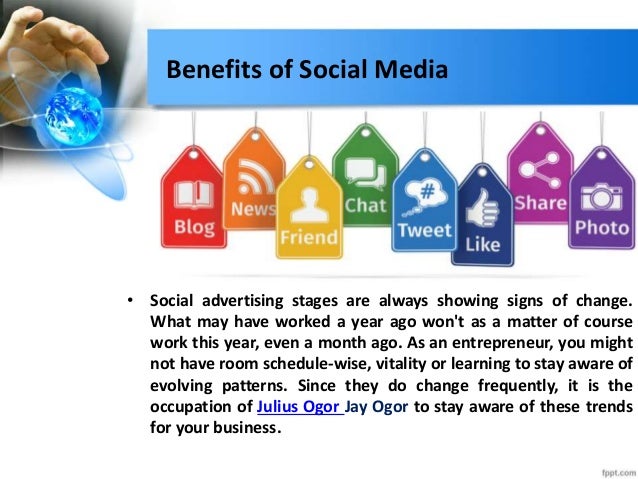 3 Benefits of Social Media Manager by Julius Ogor