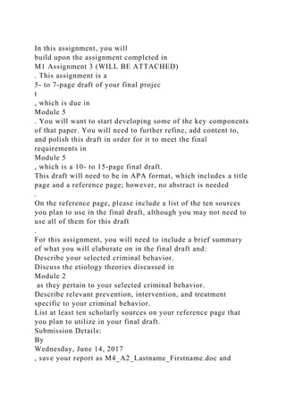 In this assignment, you will build upon the assignment completed i.docx