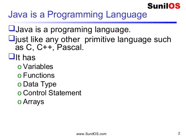 Java Basics