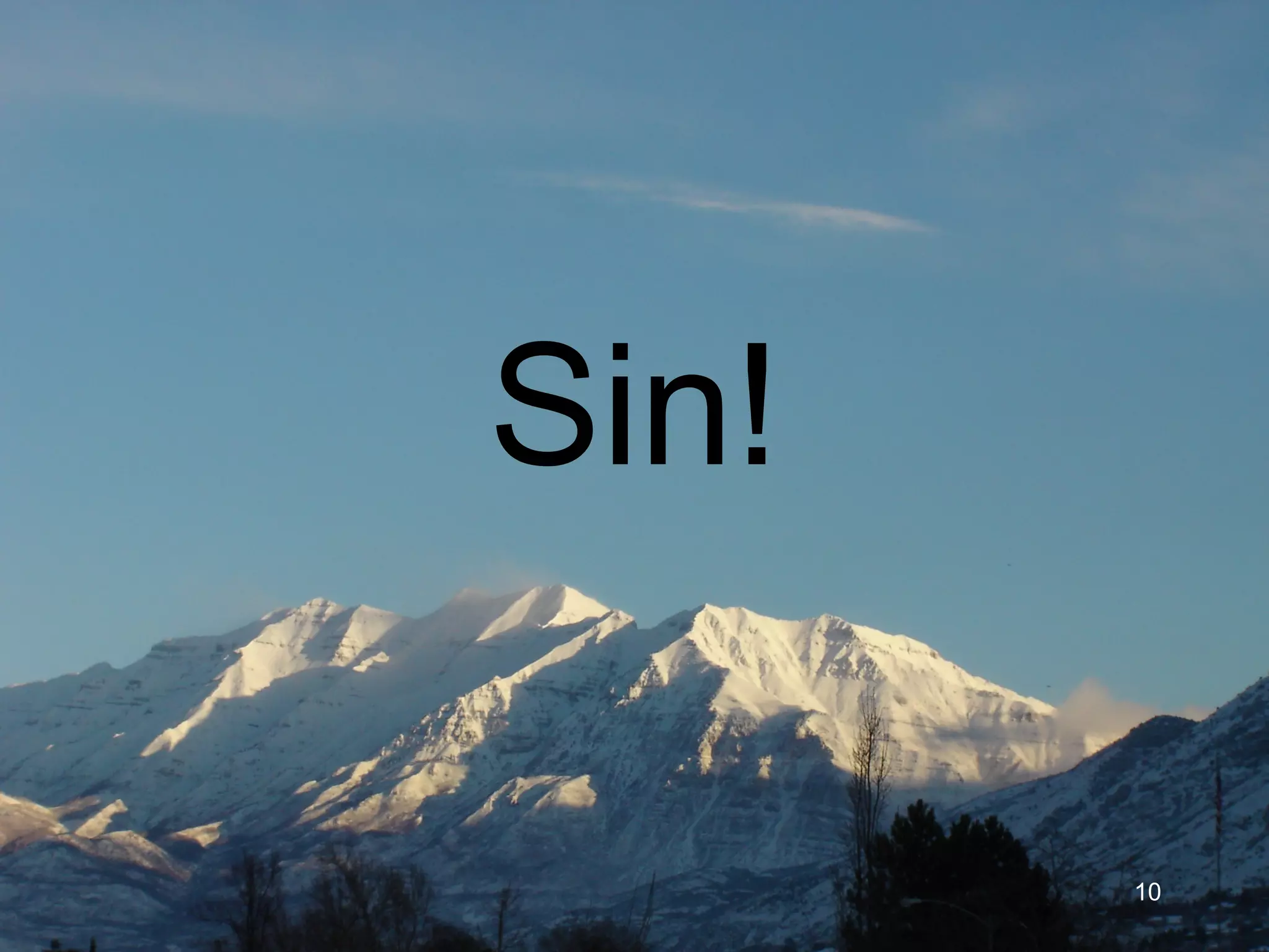 Sin! 
