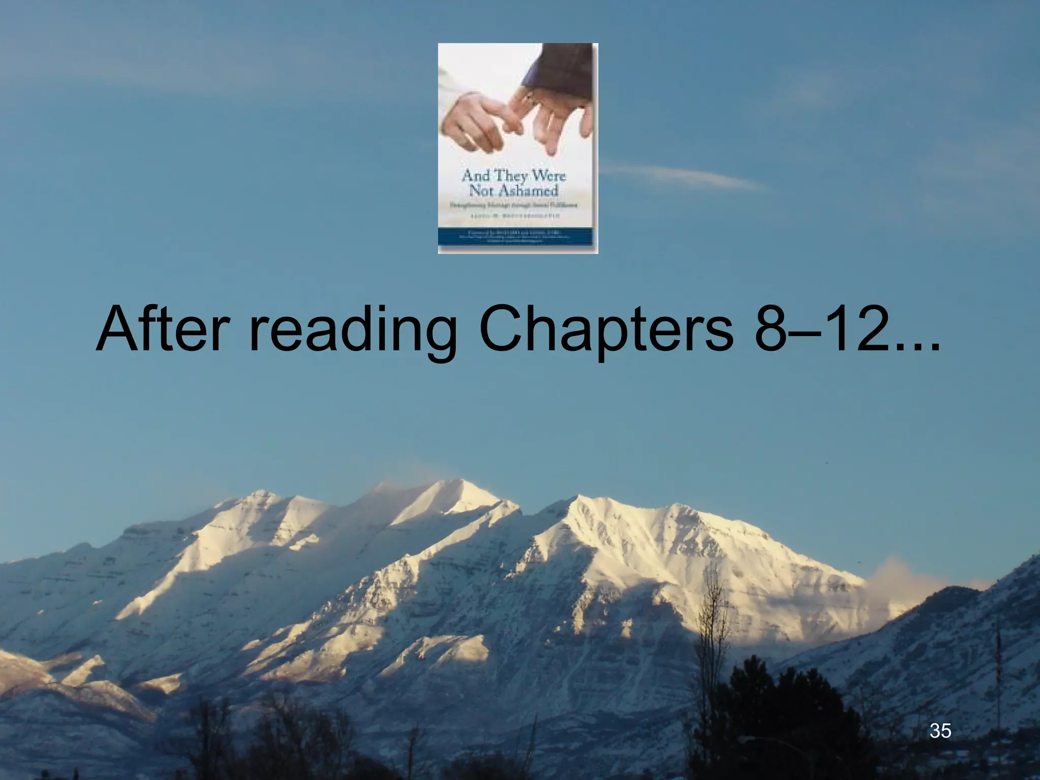 After reading Chapters 8–12... 