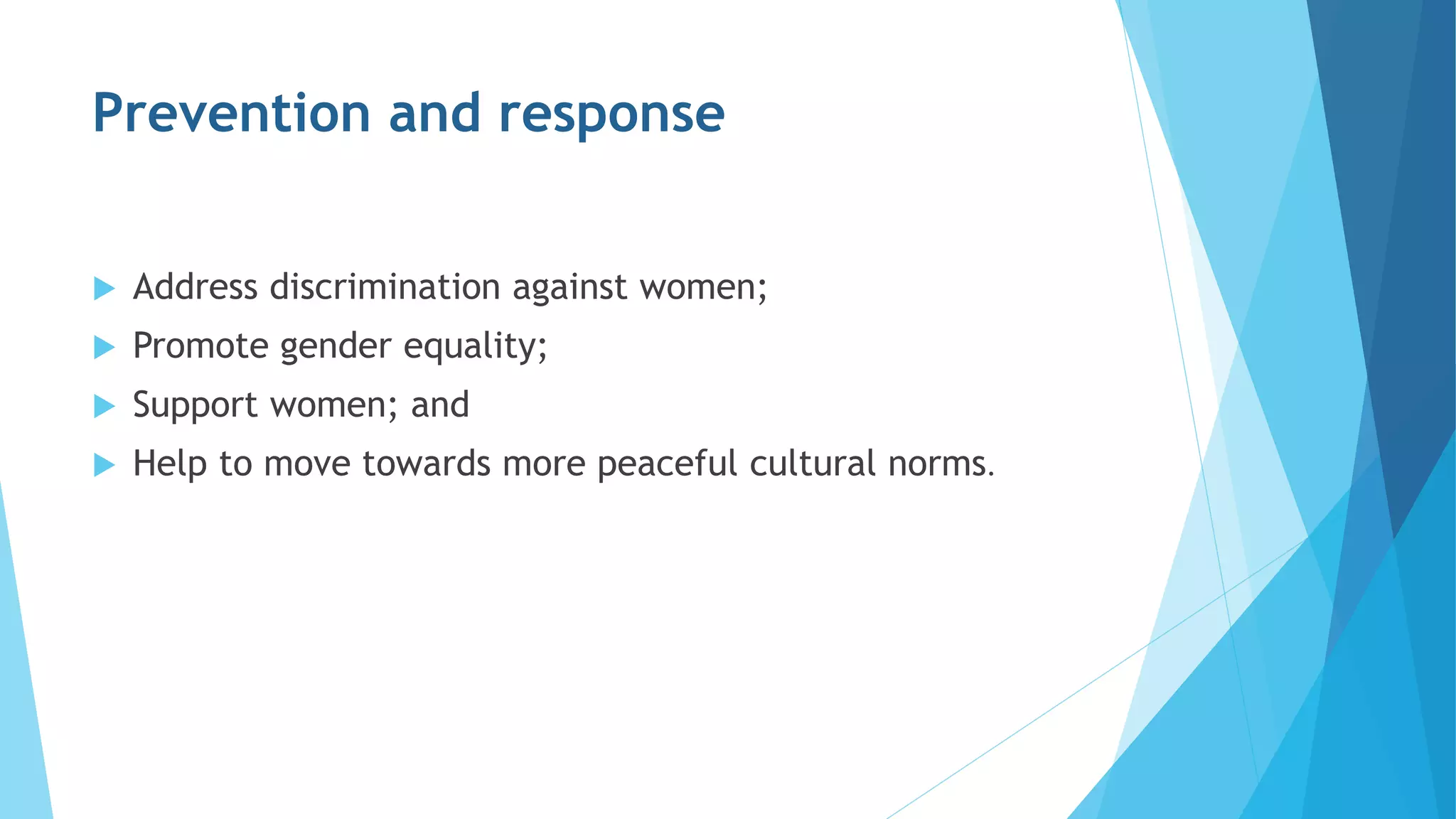 Intimate partner and sexual violence against women | PPTX